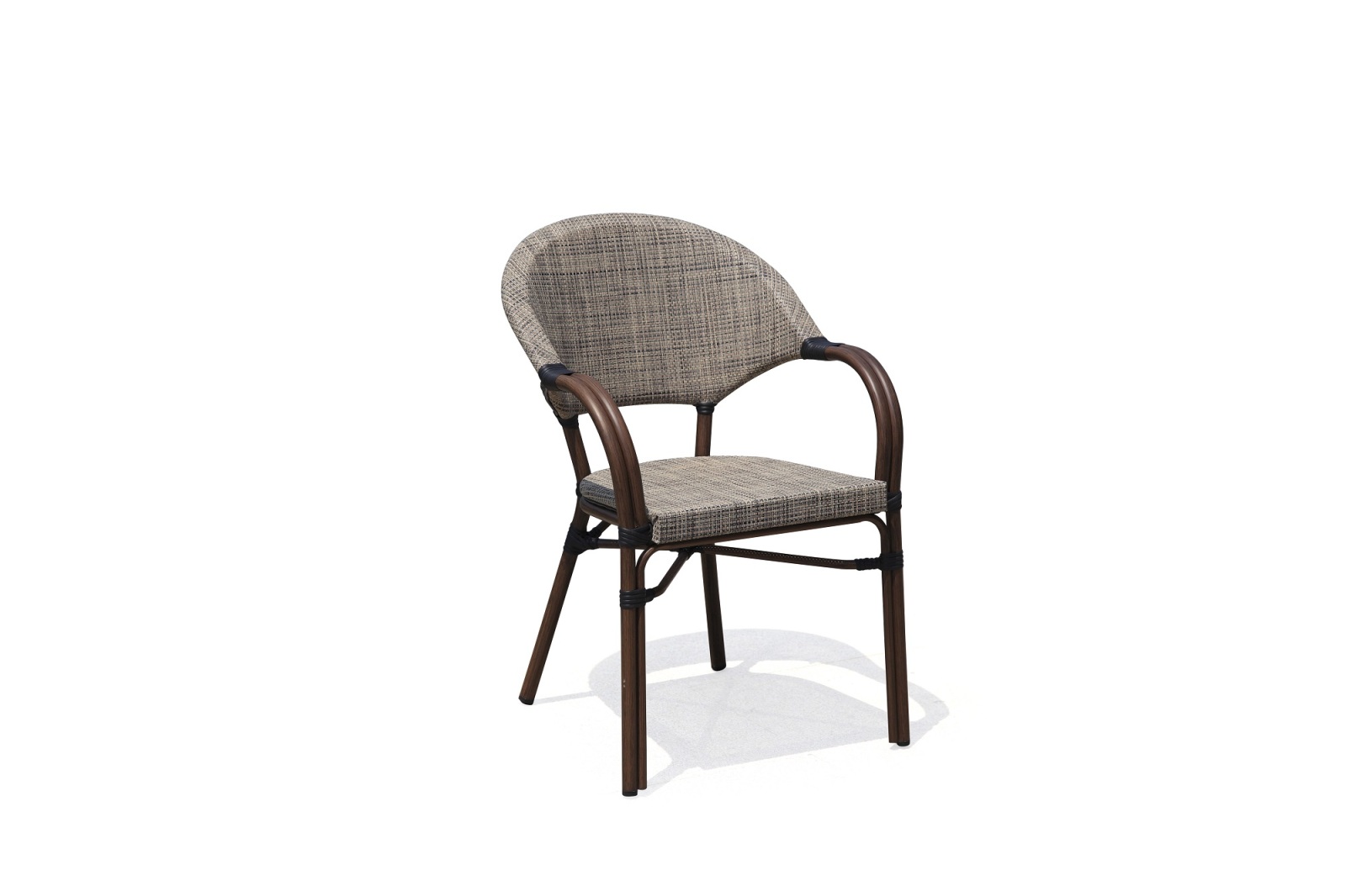 5-teiliges Gartenmöbel-Set - bambus-sand - 70x74 cm