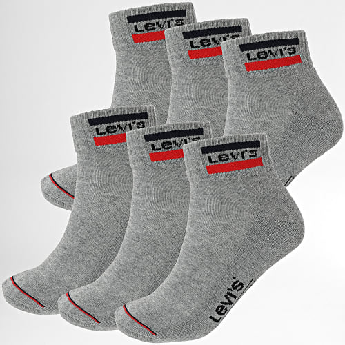 Lot De 6 Paires De Chaussettes 701220482 Blanc Gris Chiné