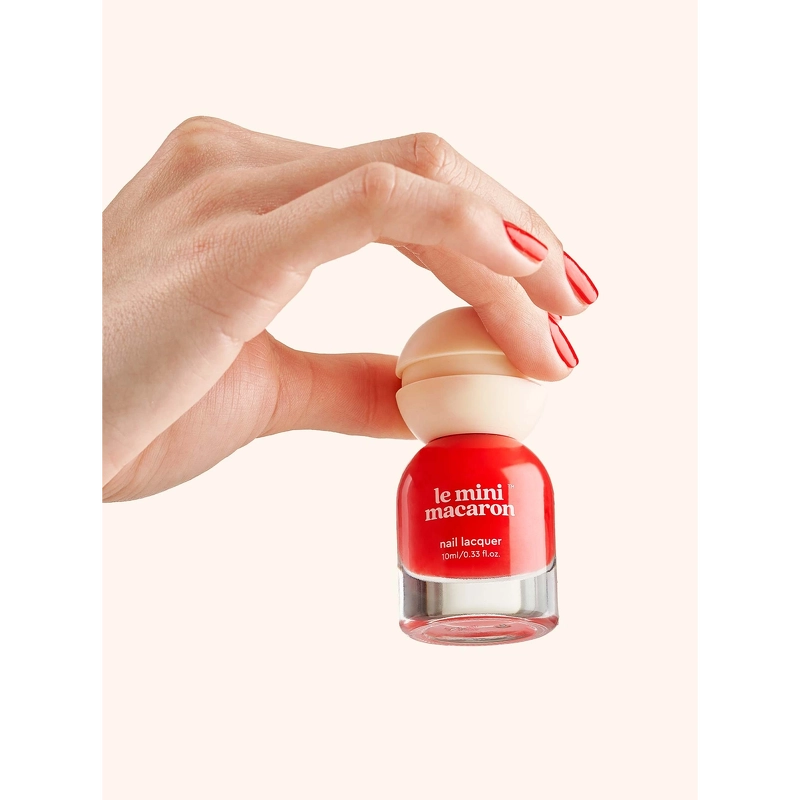 Le Mini Macaron Le Sweet Nail Polish 10 ml - Cherry Red