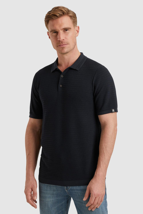 Vanguard blauwe heren polo