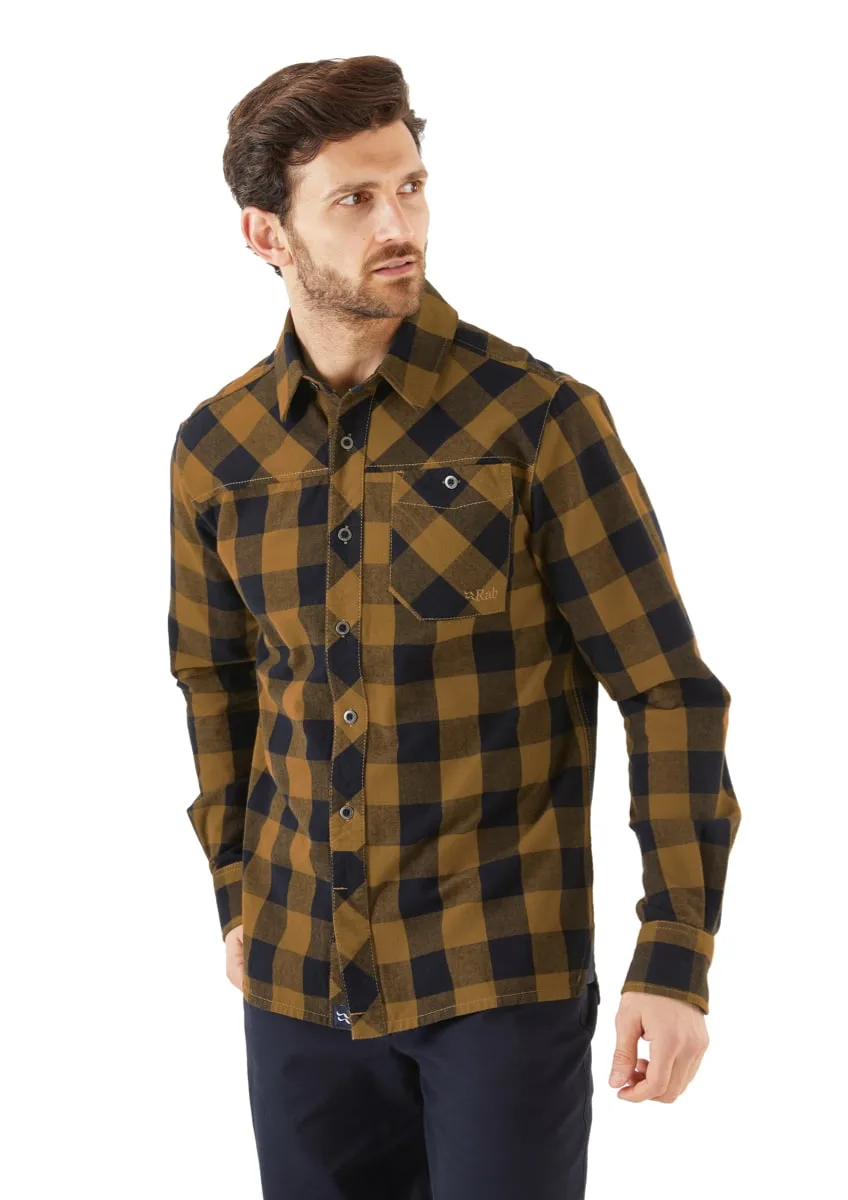 Rab Boundary Shirt Caramel Check