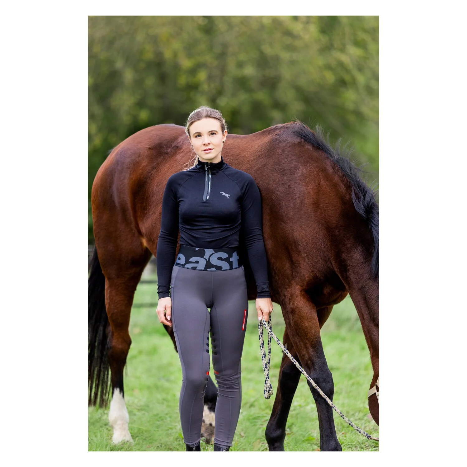 eaSt Shirt Seamless long - black