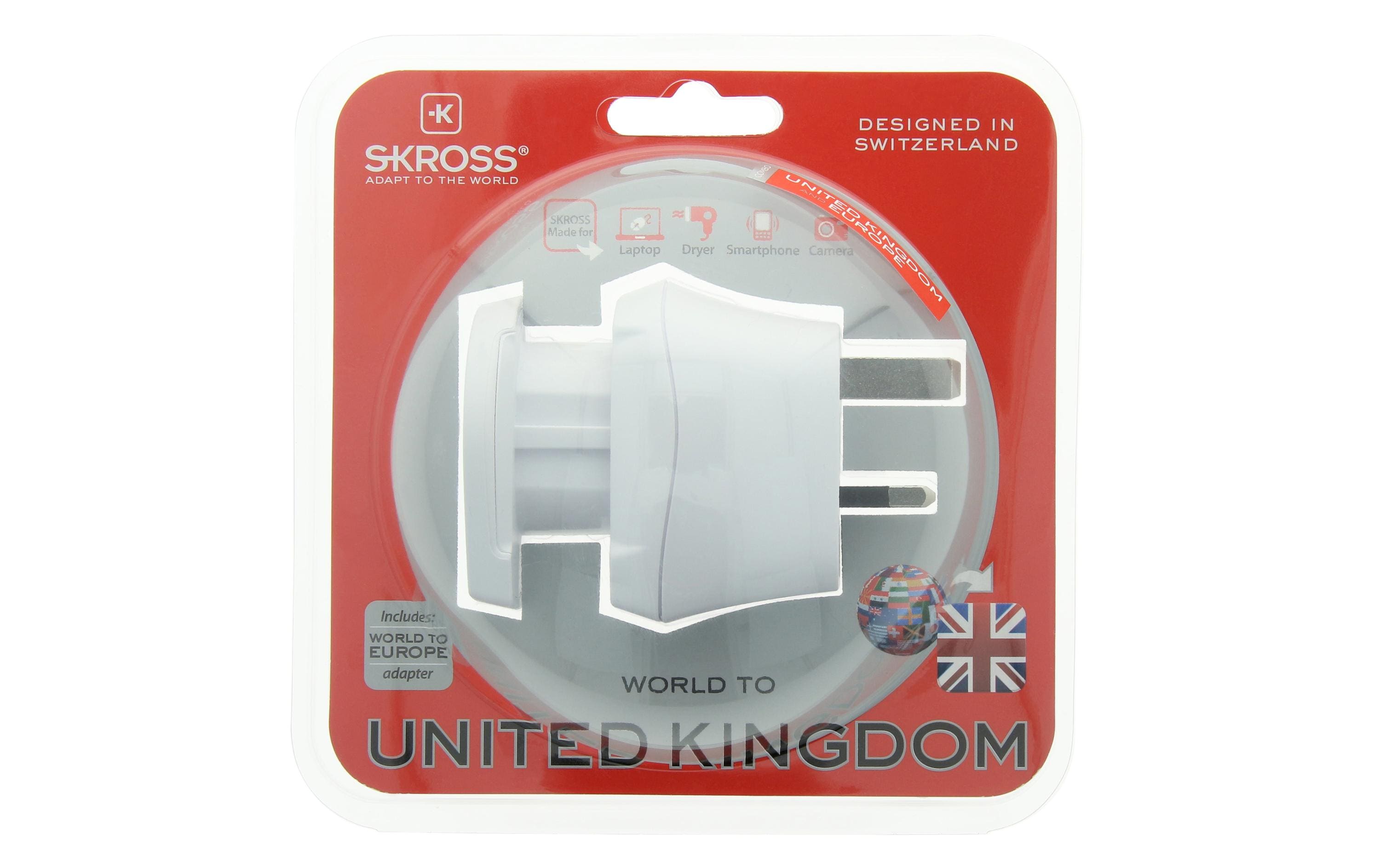 Reiseadapter Combo World – UK2 in 1 Lösung