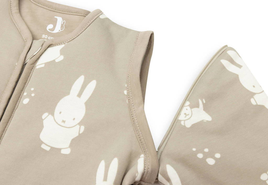 Slaapzak valt superbaby slaapzak met afritsbare mouw Miffy&Snuffy - Olive Green