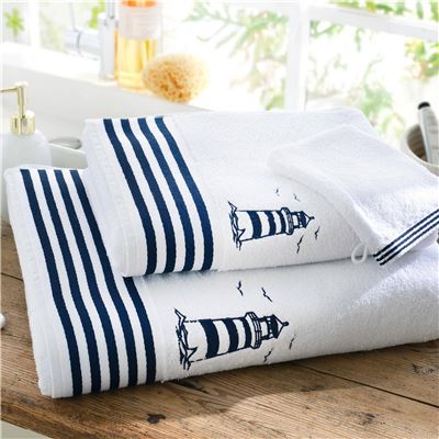 Linge de toilette style marin - 450 g/m² - BECQUET CRÉATION