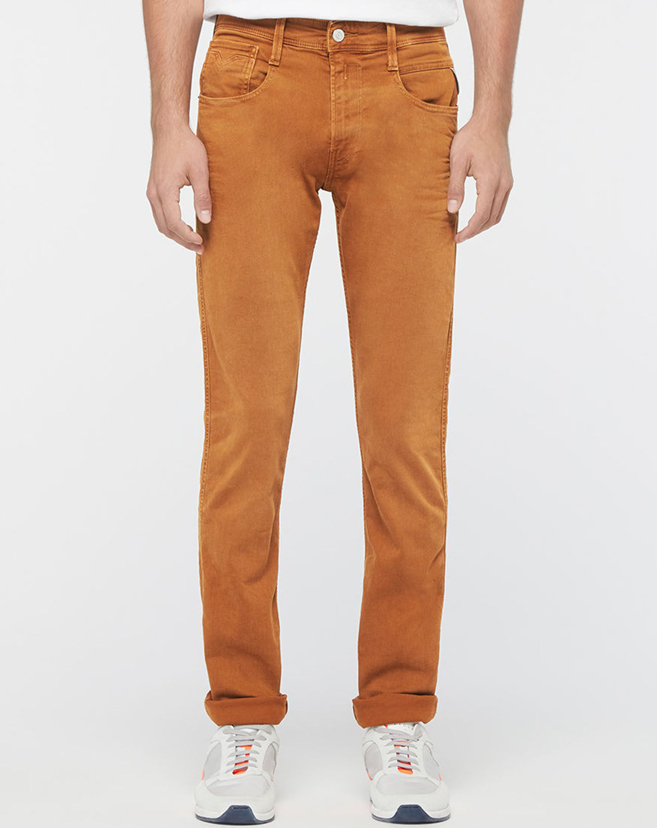 Replay Jean Slim Bull Denim Anbass camel