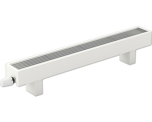 Vrijstaande convectorradiator KORALINE Optimal LKO H 250 x L 800 x D 230 mm wit incl. voeten