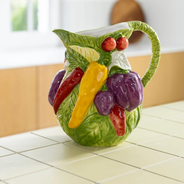 &klevering - Legume Krug, Pepper, 2,5 L, mehrfarbig