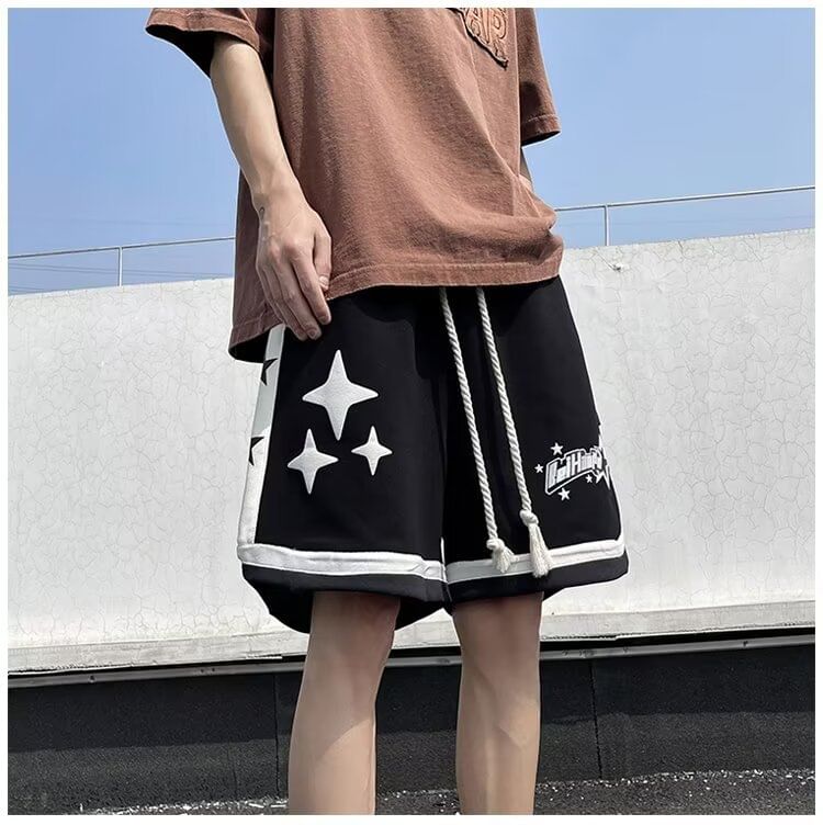 Blueforce - Shorts met trekkoord en letters