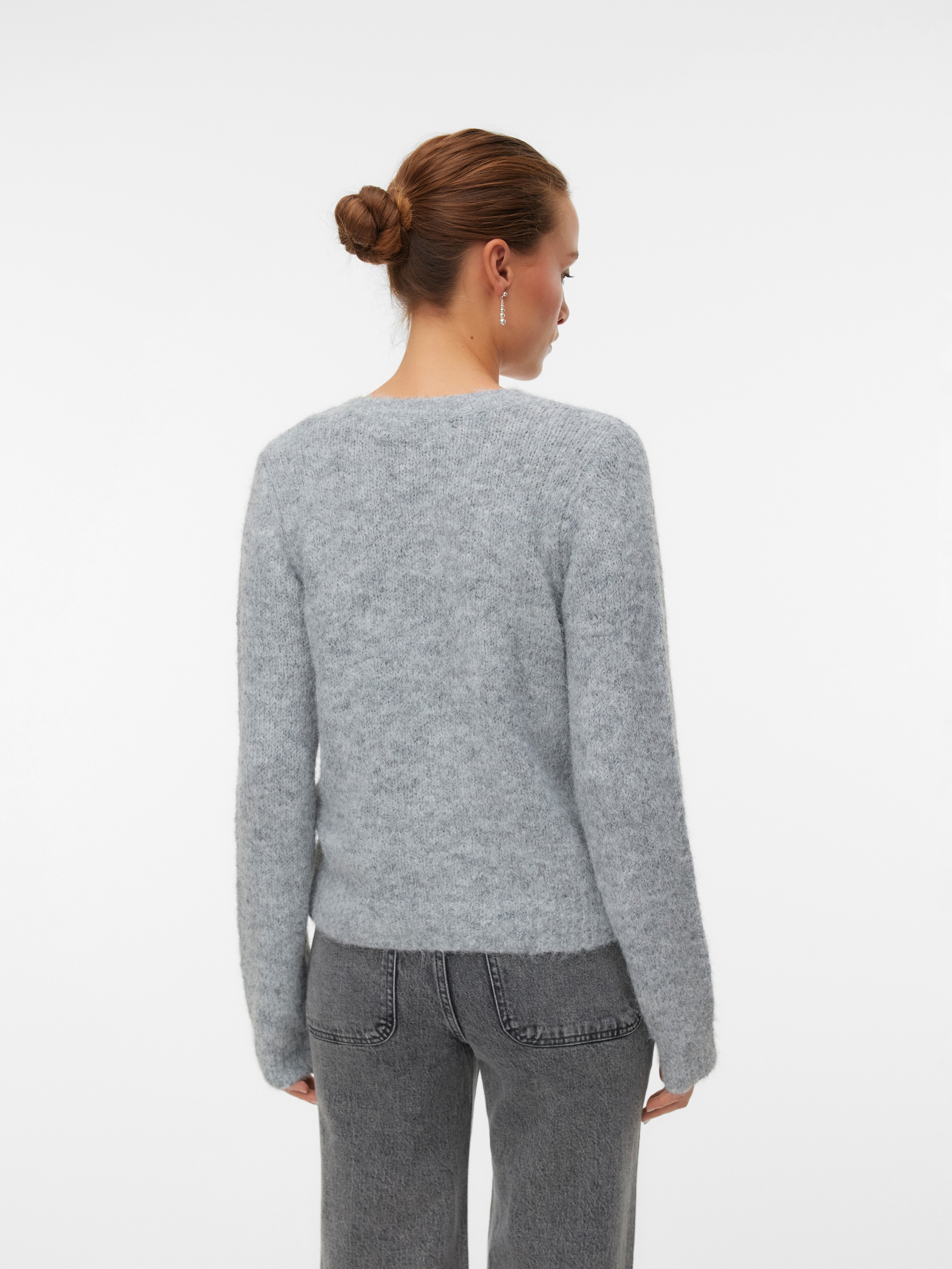 Vero Moda Strickjacke »VMNOVAH LS O-NECK BUTTON CARDI GA NOOS«