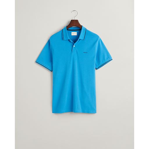 GANT Piqué Polo T-shirt, Day Blue, 3XL