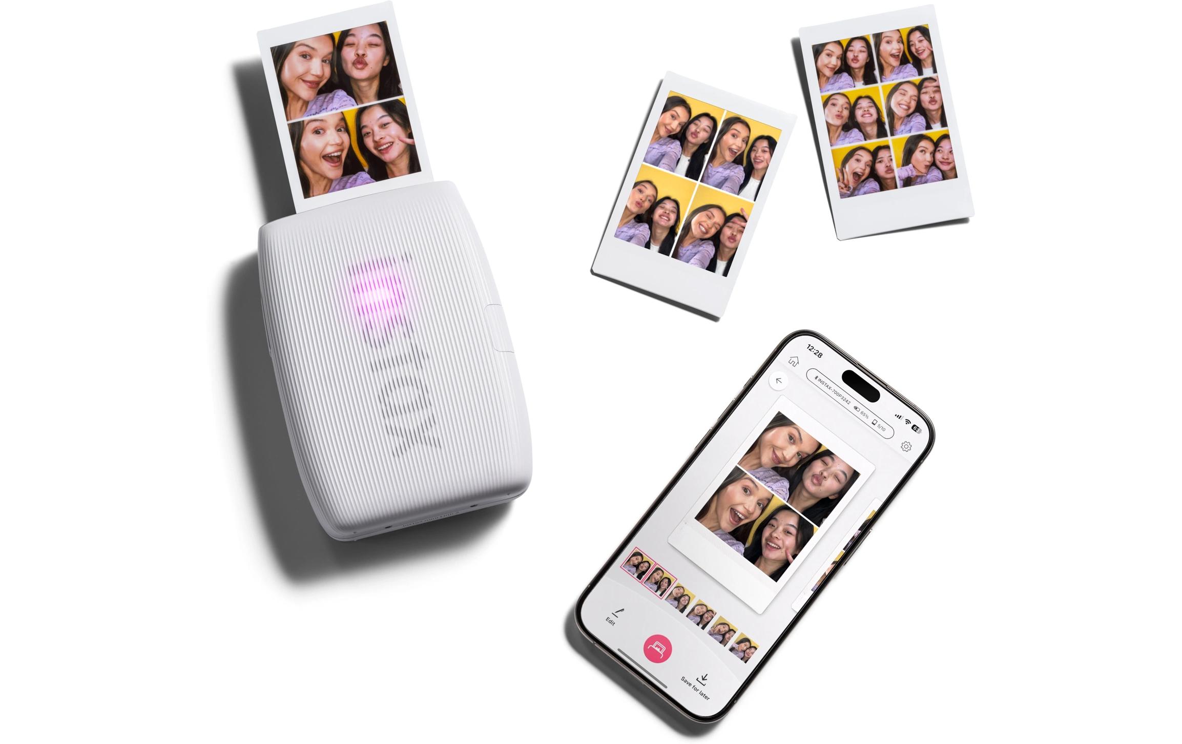Mobiler Drucker mini Link 3 Weiss<br>Smartphone-Drucker