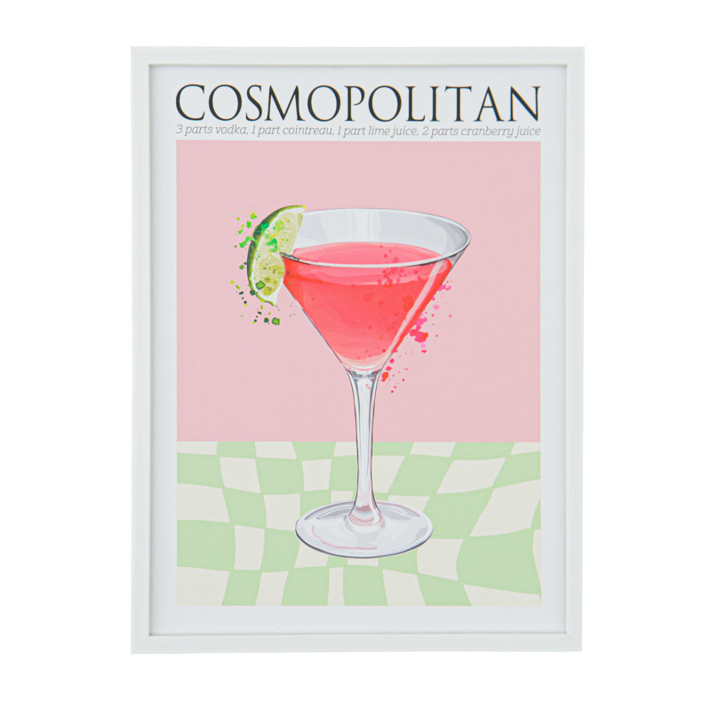 Toile encadrée 'Cocktail