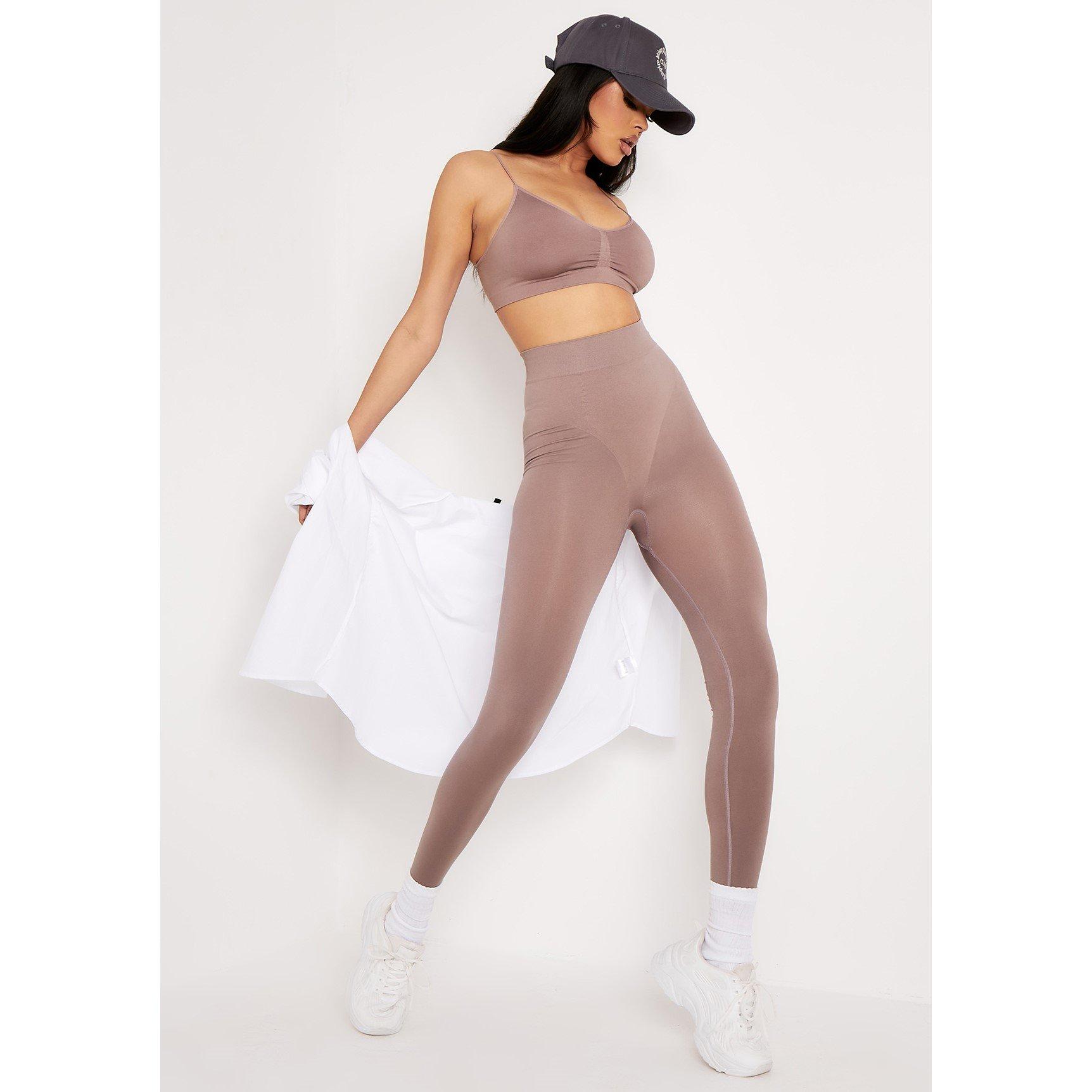 Missy Empire High Waisted Body Sculpting Seamless Leggings