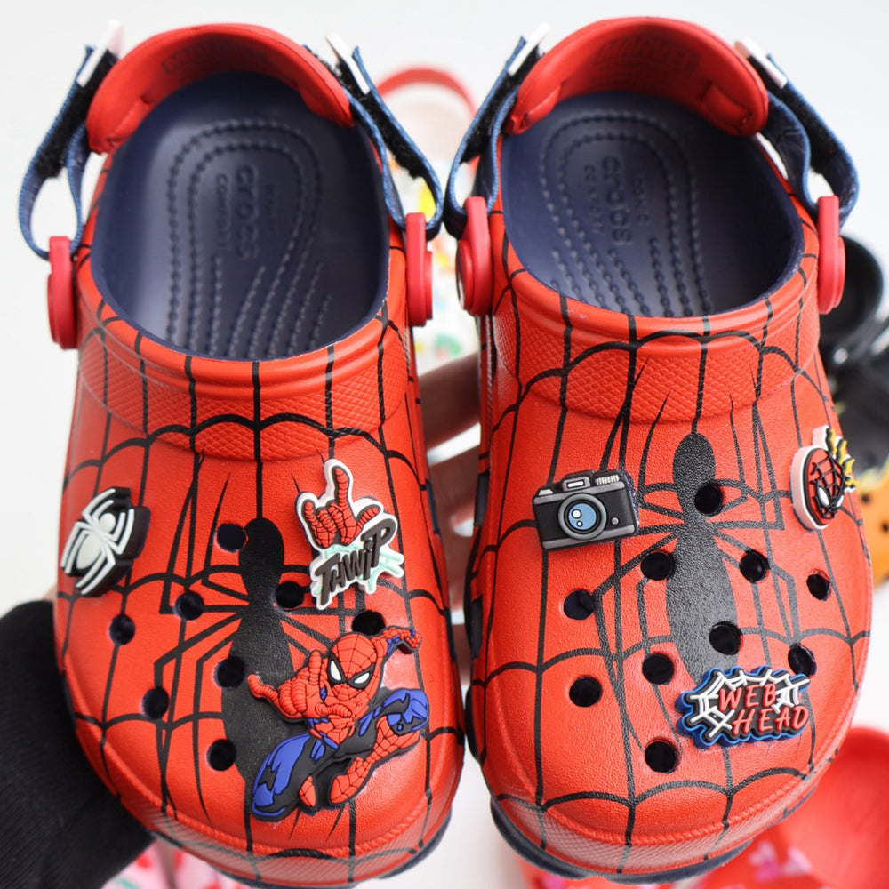 Køb Crocs Navy Spider-Man All-Terrain Clog