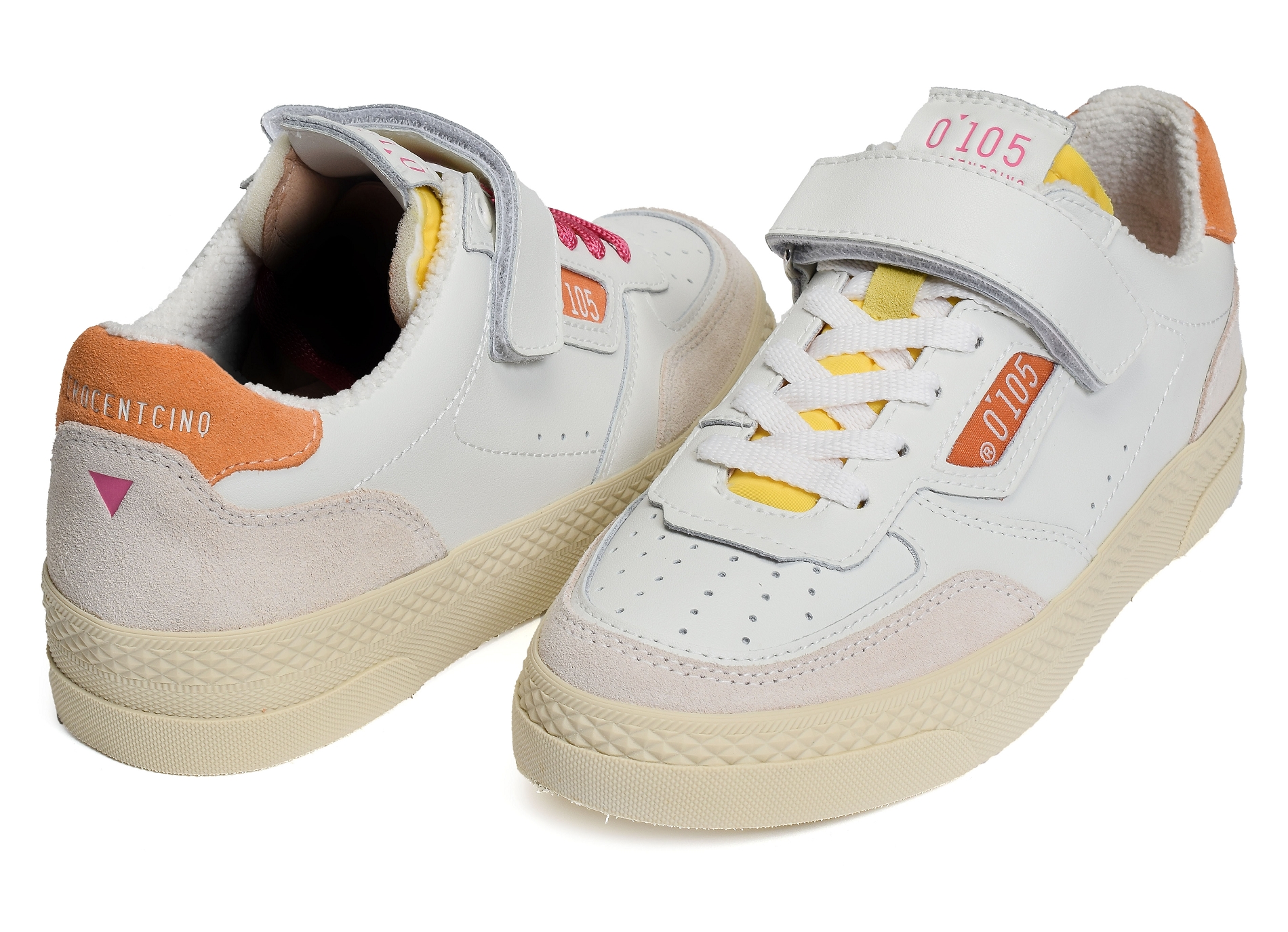 Hazel velcro blanc