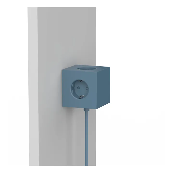 Avolt Rallonge Square 1 avec prise USB | Bleu
