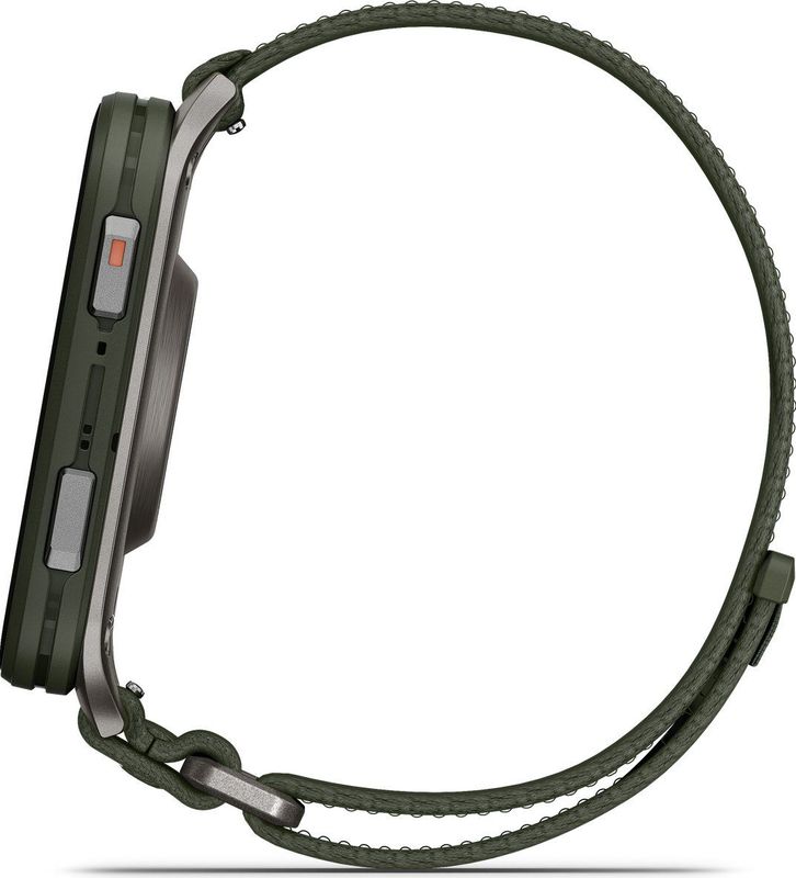 Garmin - Venu X1 - Smartwatch - Groen - AMOLED-display - Titanium Achterkant