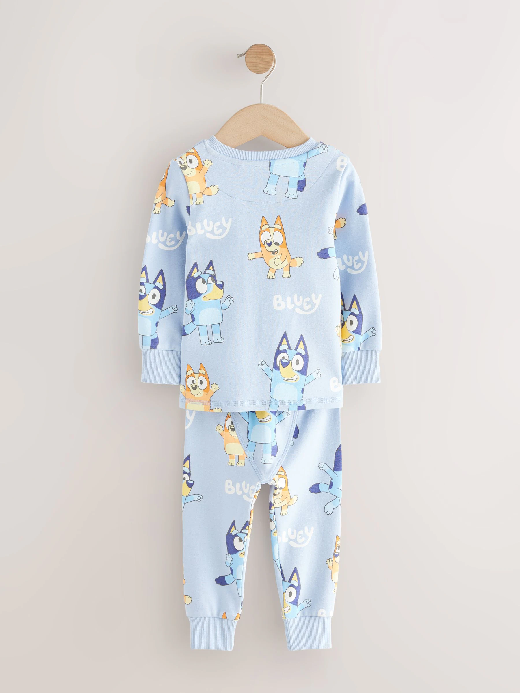 Blauw - Bluey behaaglijke pyjama (12mnd-8jr)