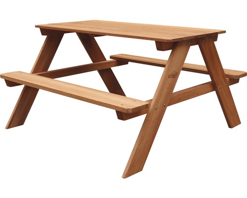 Kinderpicknicktafel Sunny Dave 4-zits hout bruin