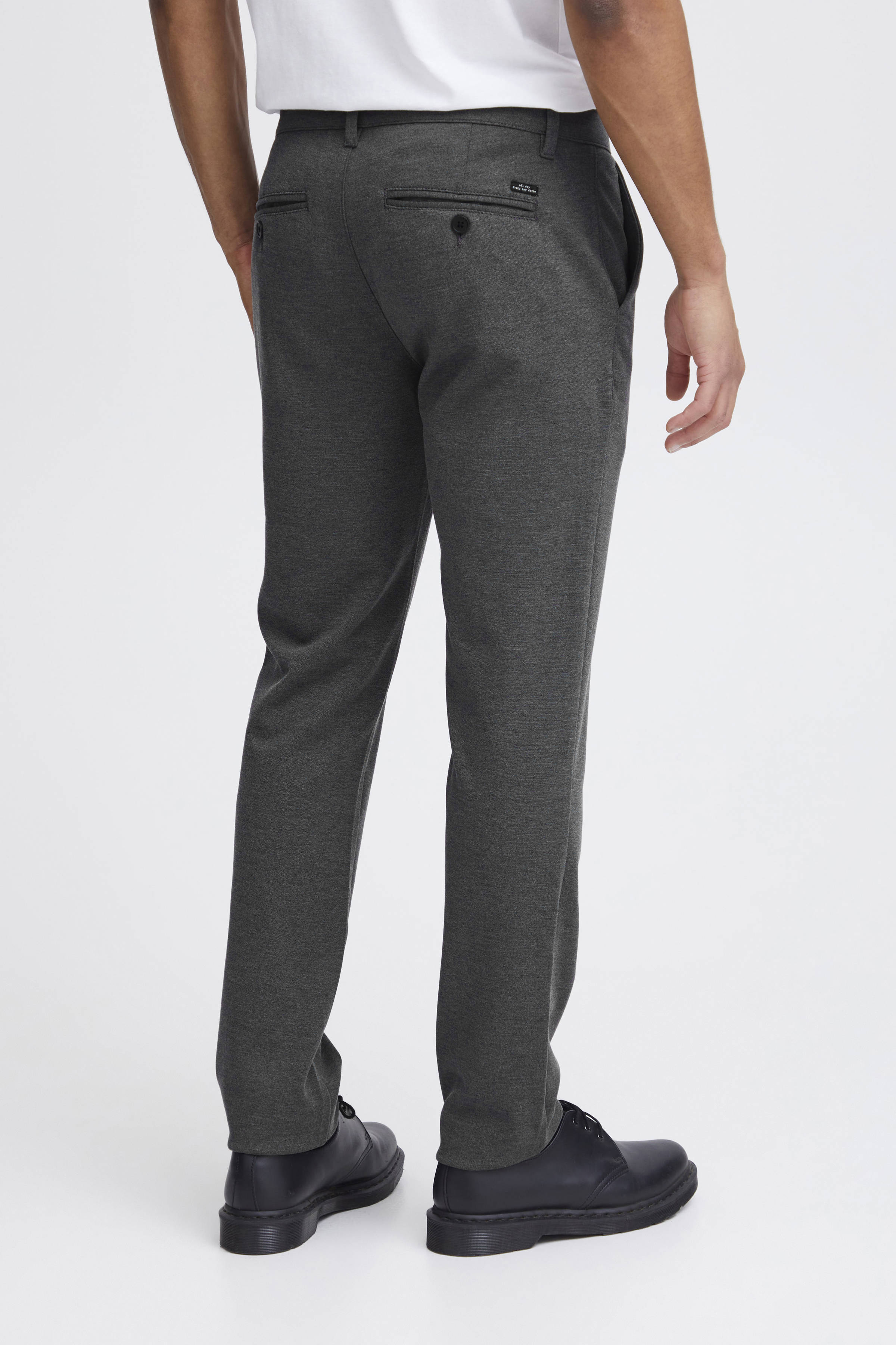 Blend gemêleerde regular fit pantalon BHLangford charcoal mix