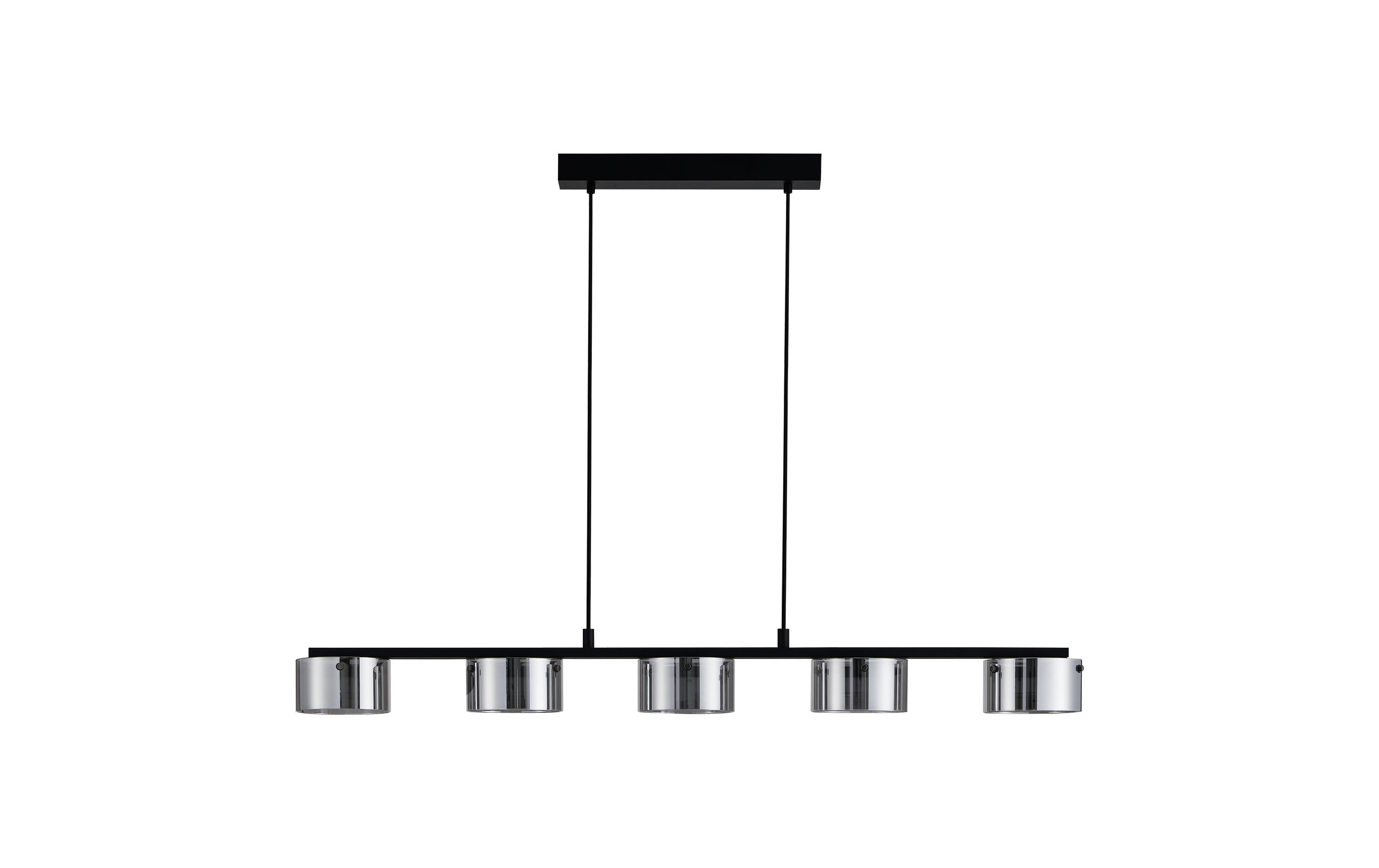 LED-Pendelleuchte COPILLOS LED 5 x 5.4W 3000K Silber<br>LED Deckenleuchte mit warmweissem Licht und minimalistischem Design