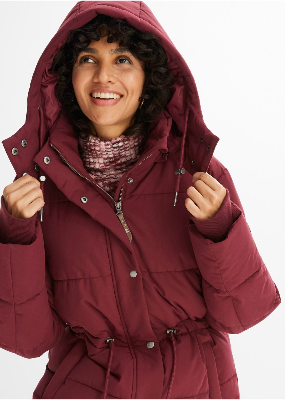 Veste matelassée avec lien à nouer à la taille