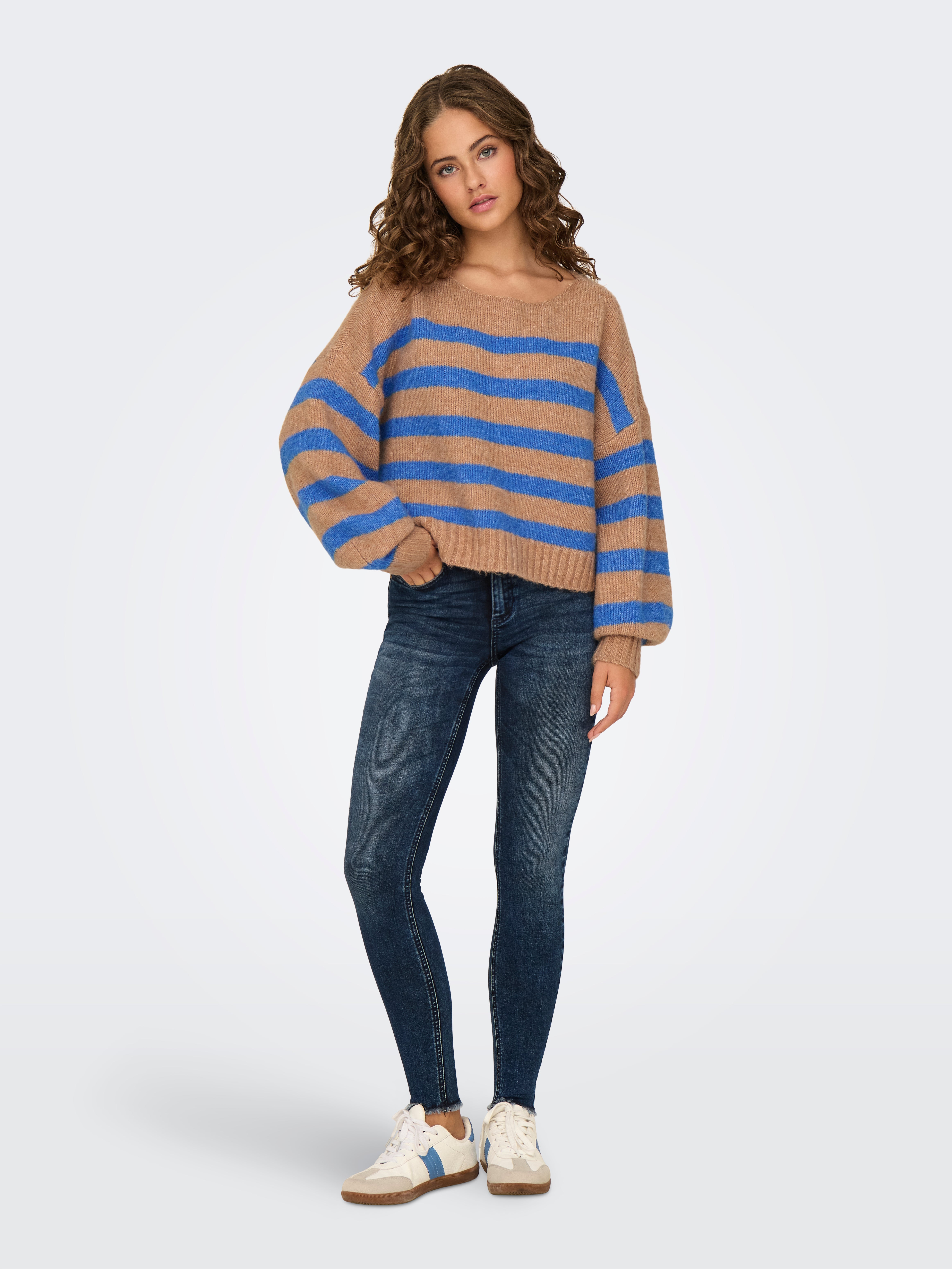 ONLAYA Strickpullover Macchiato