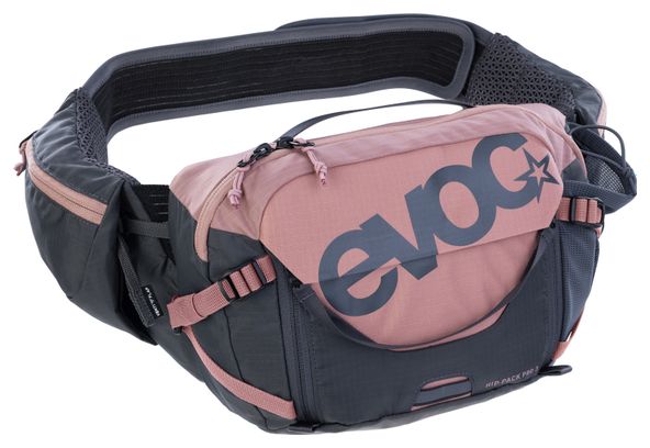 Ceinture Banane VTT Evoc Pro 3 Gris/Rose   Poche à Eau 1.5L