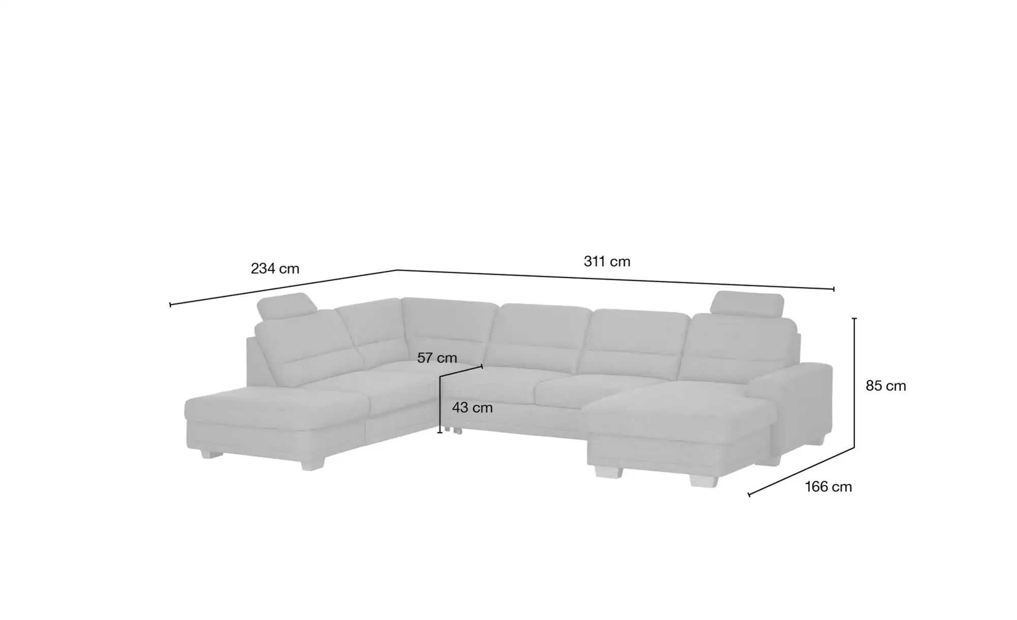 meinSofa Wohnlandschaft Marc
