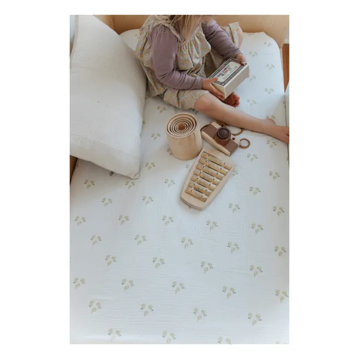 Soft Spot Drap-housse en coton bio 60x120 cm | Pear