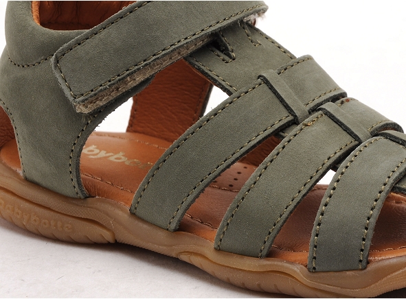 Babybotte nu pieds enfant tafari 4381 kaki
