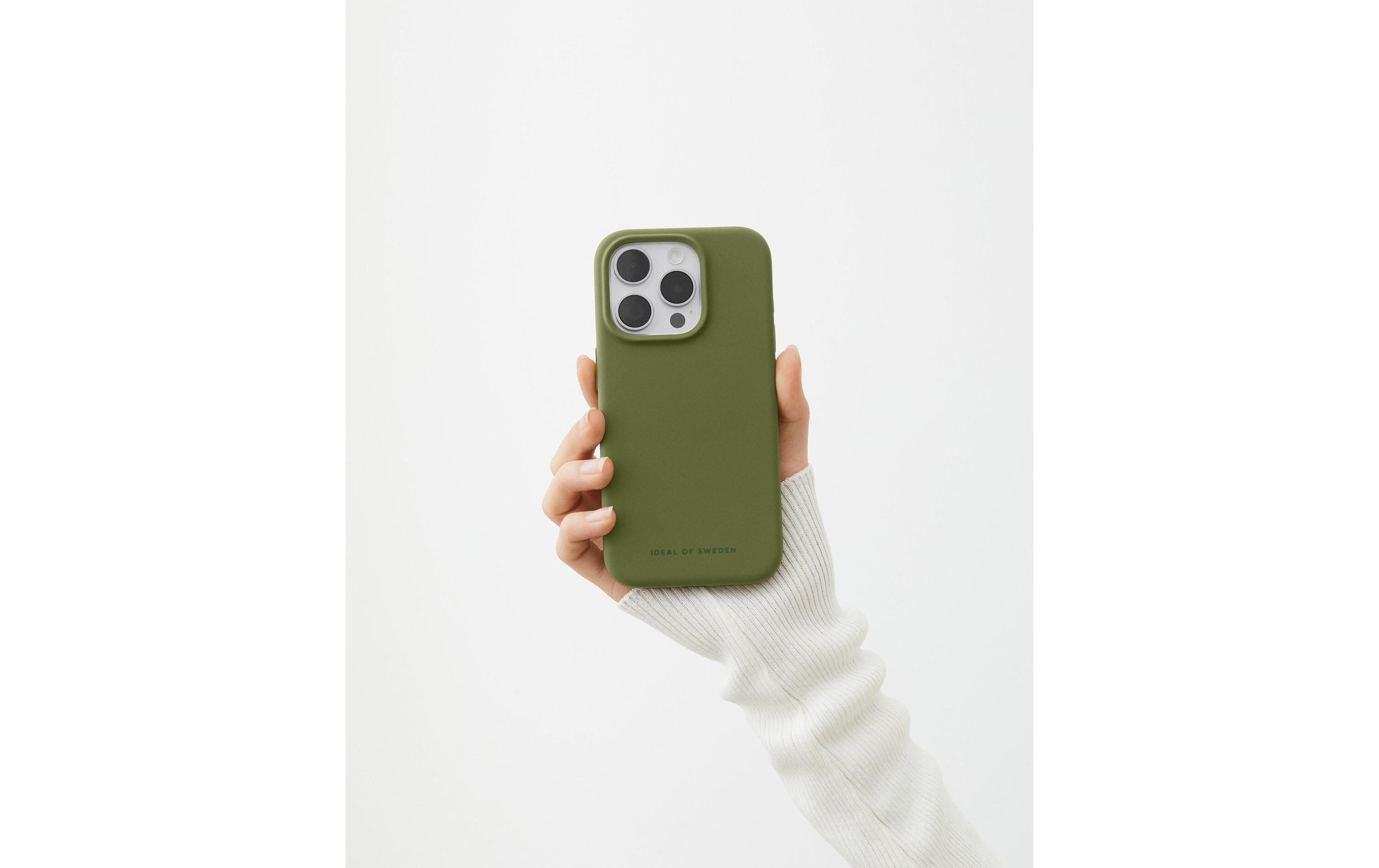Silicone iPhone 15 Pro Max KhakiSilikon-Backcover für das Apple iPhone 15 Pro Max