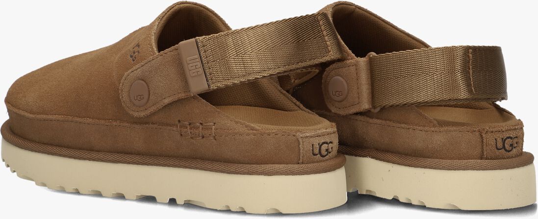 UGG cognac ugg instappers w goldenstar clog