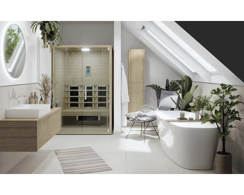 Porseleinen steengoed wand- en vloertegel Alpen Beige mat gerectificeerd 60 x 120 x 1,0 cm