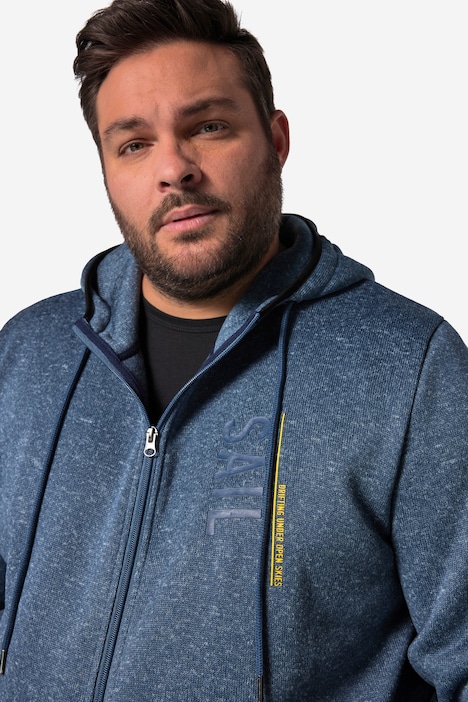 Men+ Strickfleece-Jacke, Kapuze, bis 8 XL