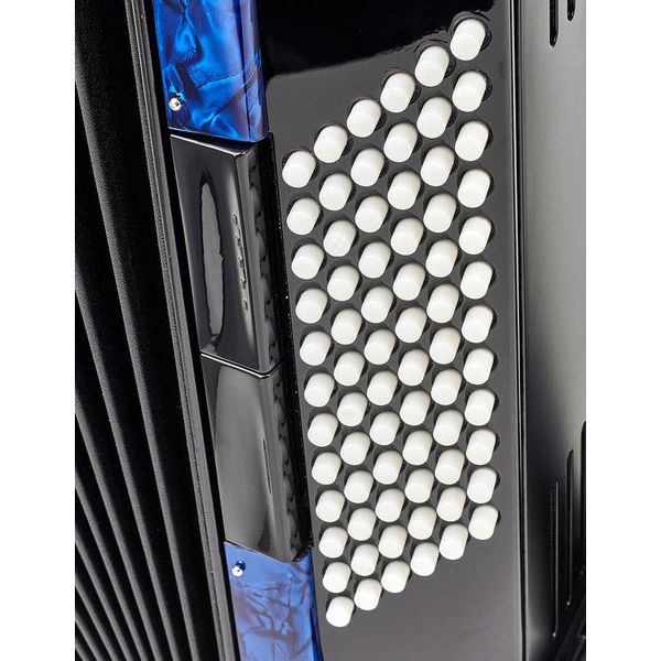 Hohner Bravo III 72 Blue silent key