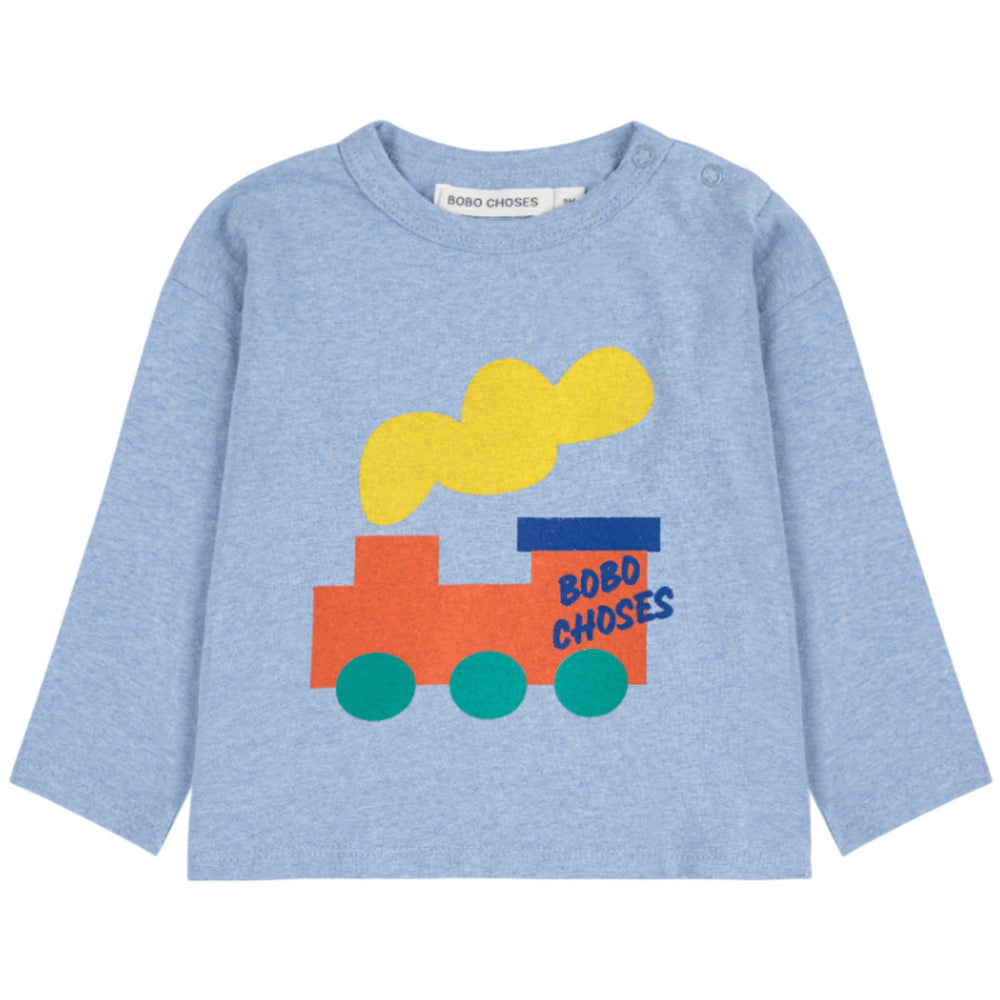 Køb Bobo Choses Light Blue Bobo Choo Choo Bluse