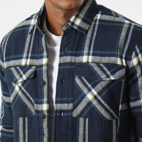 Surchemise A Carreaux Hesperus Bleu Marine