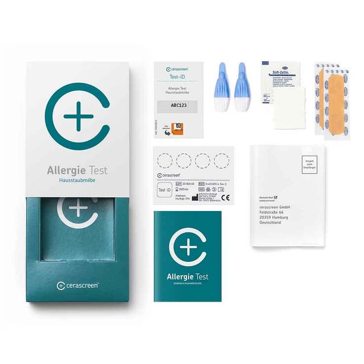 cerascreen® Allergie Test Hausstaubmilbe, 1 St
