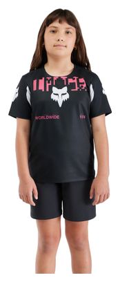 Maillot Manches Courtes Enfant Fox Ranger Digi Image Junior Noir
