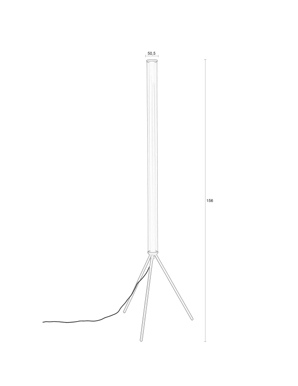 Zuiver Scotty vloerlamp beige