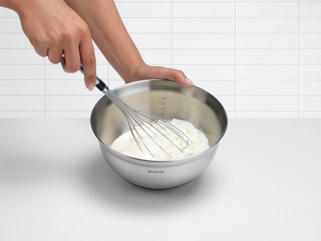 Profile Mengkom met antislip bodem, 1,6 liter - Matt Steel