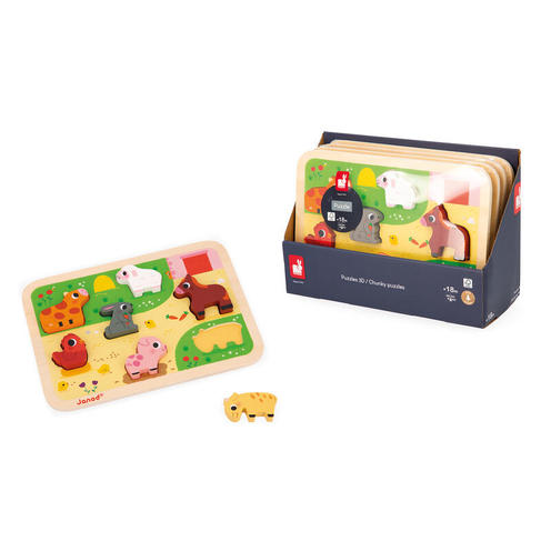 Chunky puzzle à la ferme - JANOD