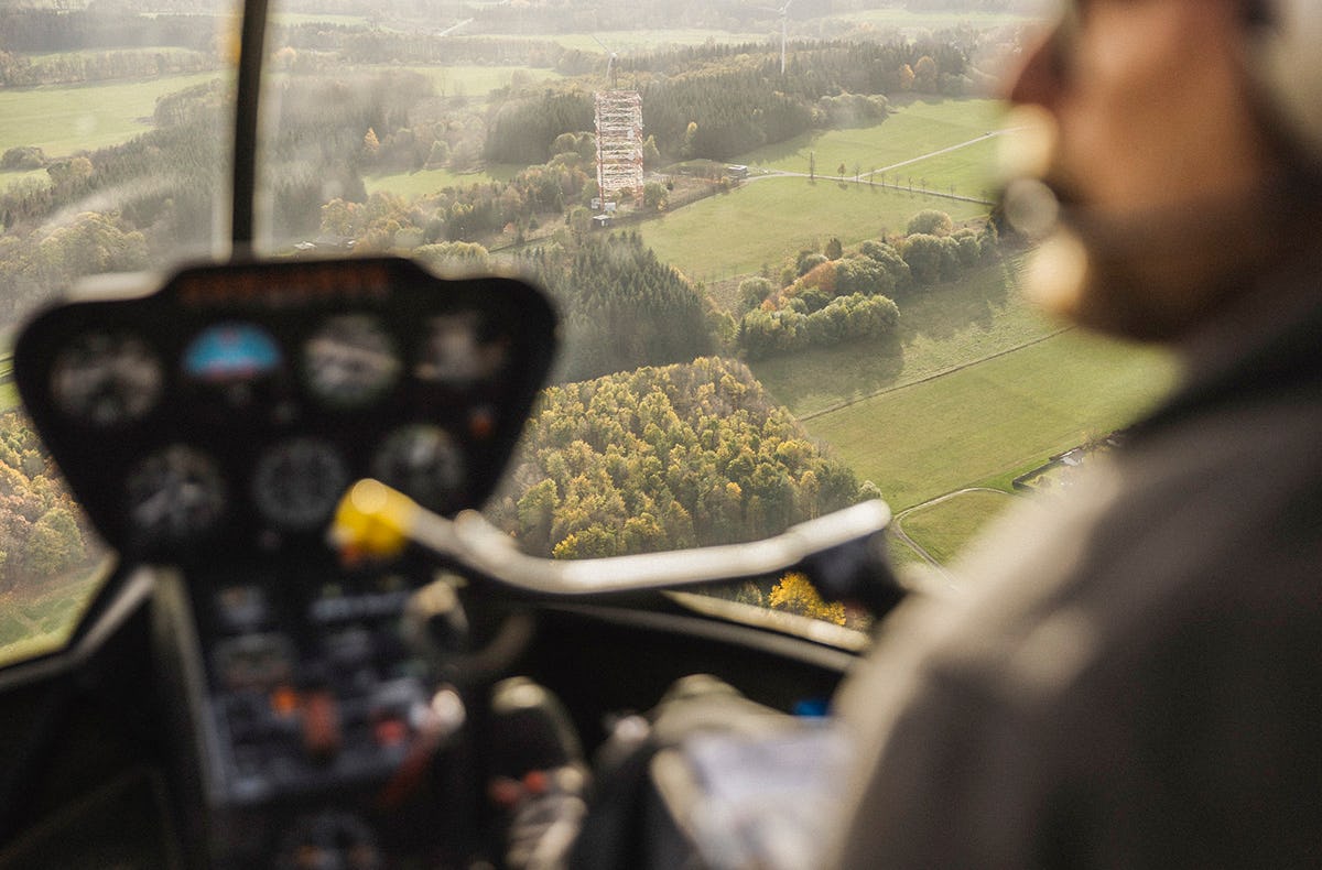 Hubschrauber Rundflug Porta Westfalica (10 Min.)