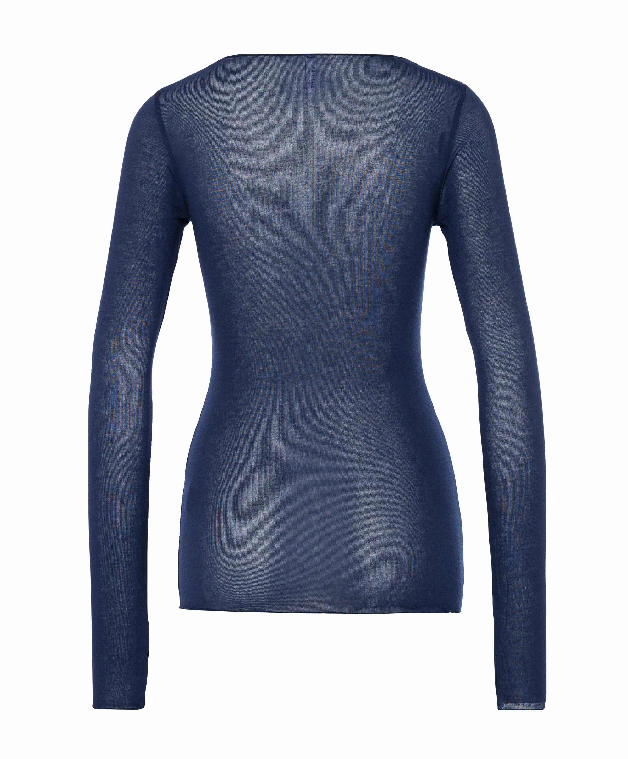 Babiche Dames longsleeve blauw