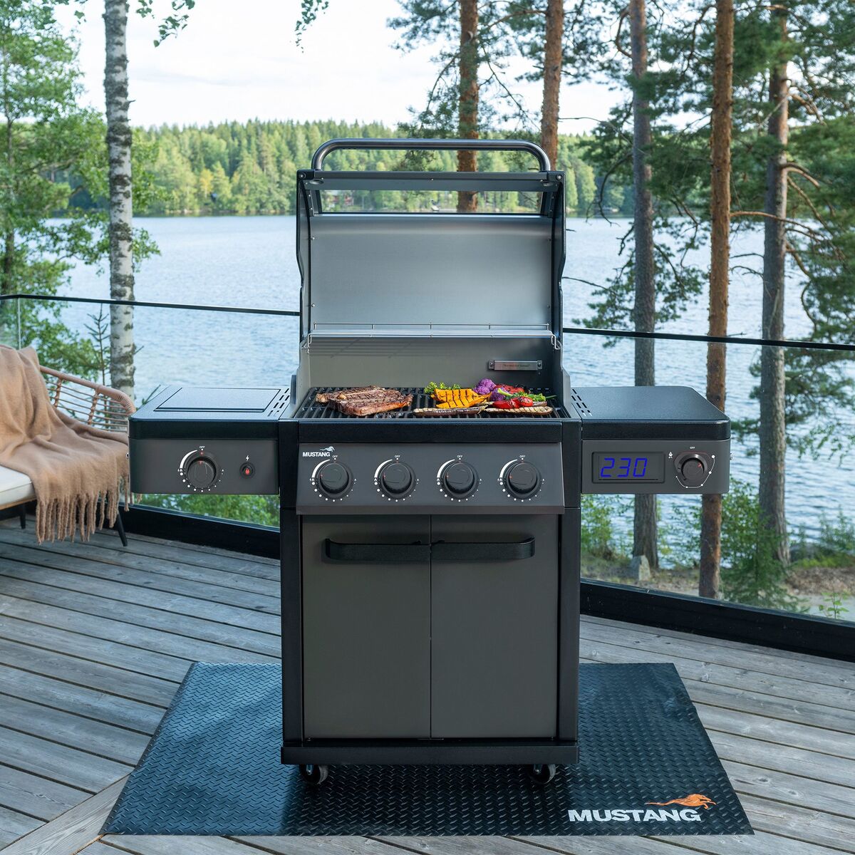 Charleston 4+1 gassgrill