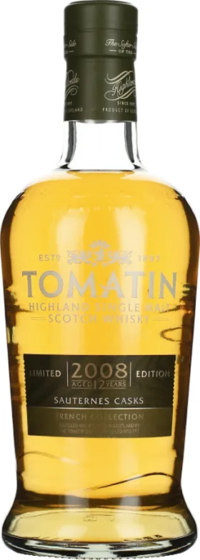 TOMATIN 12 YEARS 2008 SAUTERNES FRENCH COLLECTION 70CL
