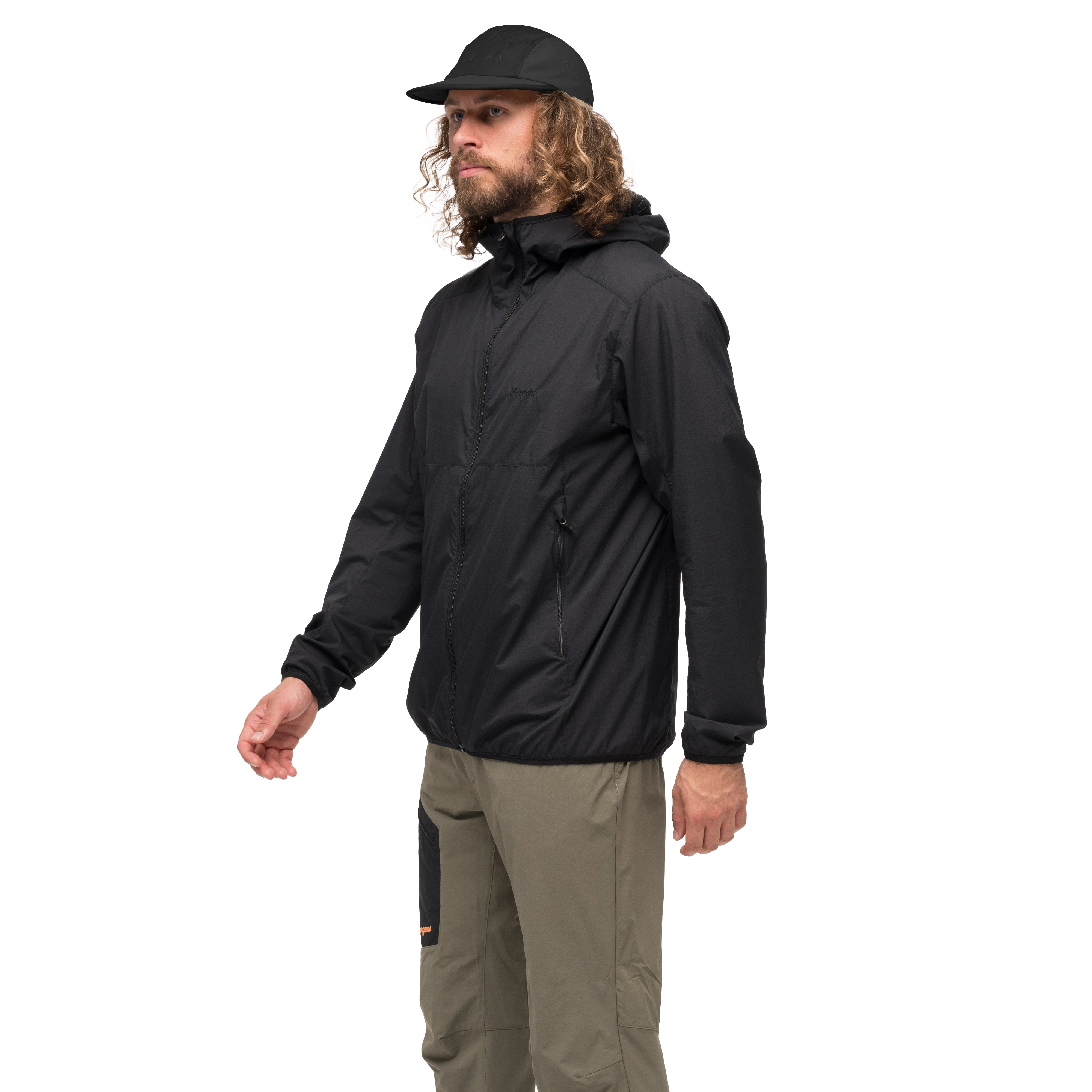 Vaagaa Windbreaker Jacket Men Black