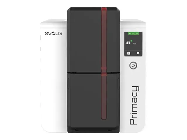 Evolis Primacy 2 - Plastikkortprinter - farve - Duplex - blæksubliminering/termisk resin genskrivelig - CR-80 Card (85.6 x 54 mm) - 300 x 1200 dpi op til 170 kort/time (farve) - kapacitet: 100 kort - USB, LAN